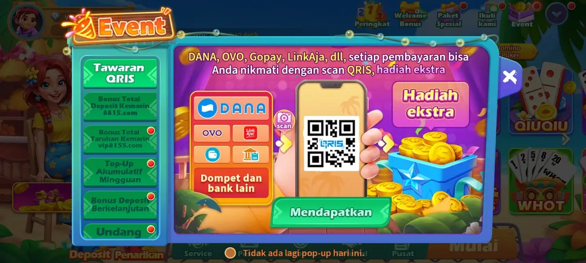 Screenshot Hoki APK v9.9 – Game Slot Sosial dengan Tema Seru