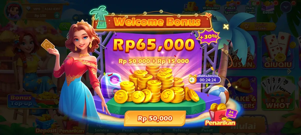Screenshot Hoki APK v9.9 – Game Slot Sosial dengan Tema Seru