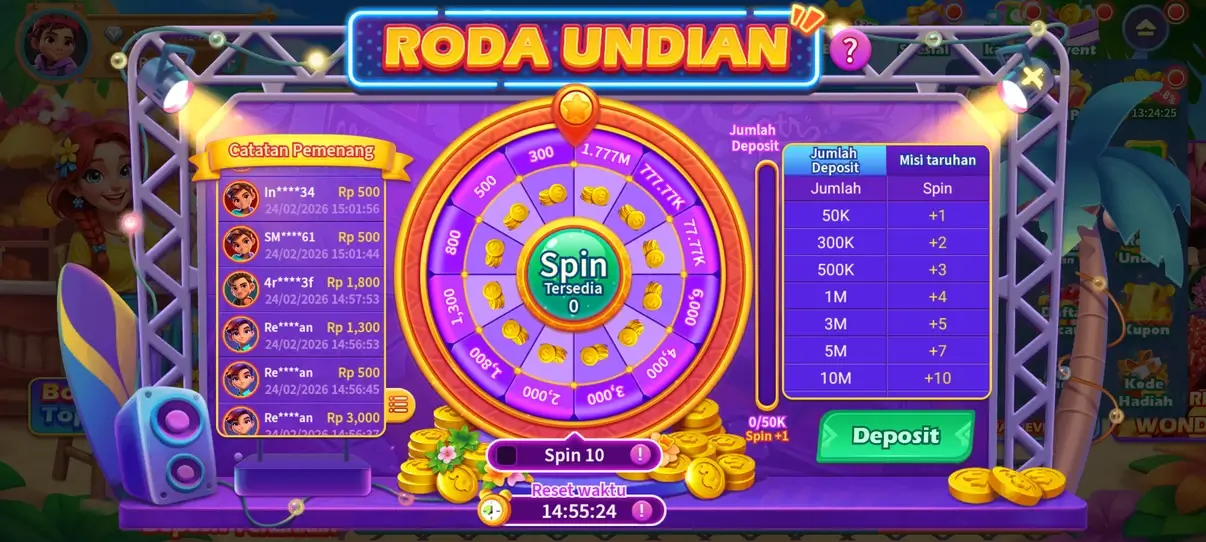 Screenshot Hoki APK v9.9 – Game Slot Sosial dengan Tema Seru