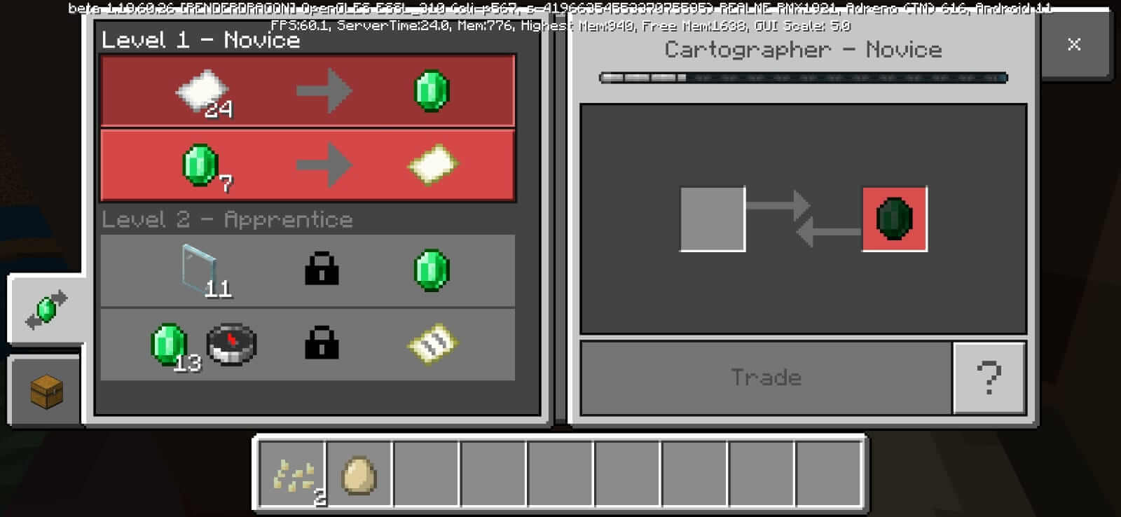 Screenshot Minecraft Bedrock Edition APK