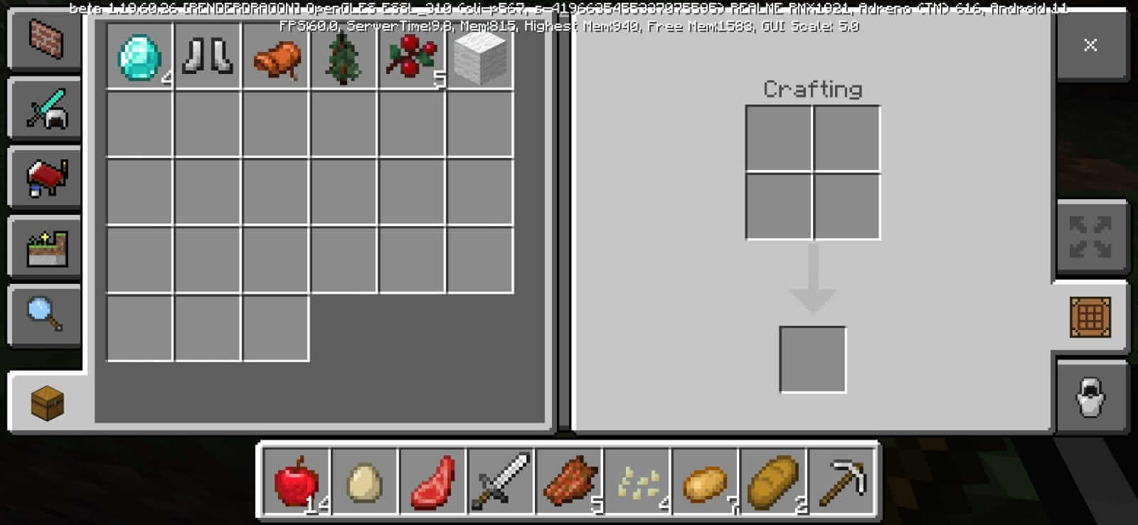 Screenshot Minecraft Bedrock Edition APK
